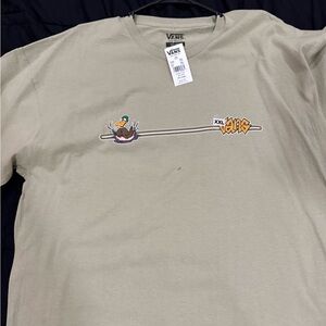 Vans Beige Graphic Short Sleeve Tee